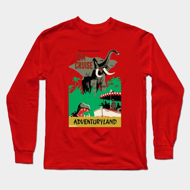 TOM CRUISE - DISNERLAND PARODY Long Sleeve T-Shirt by disnerland